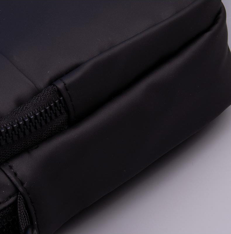 Urban Crossbody Small Bag Compact 18×15×5cm Water Resistant Bag Black
